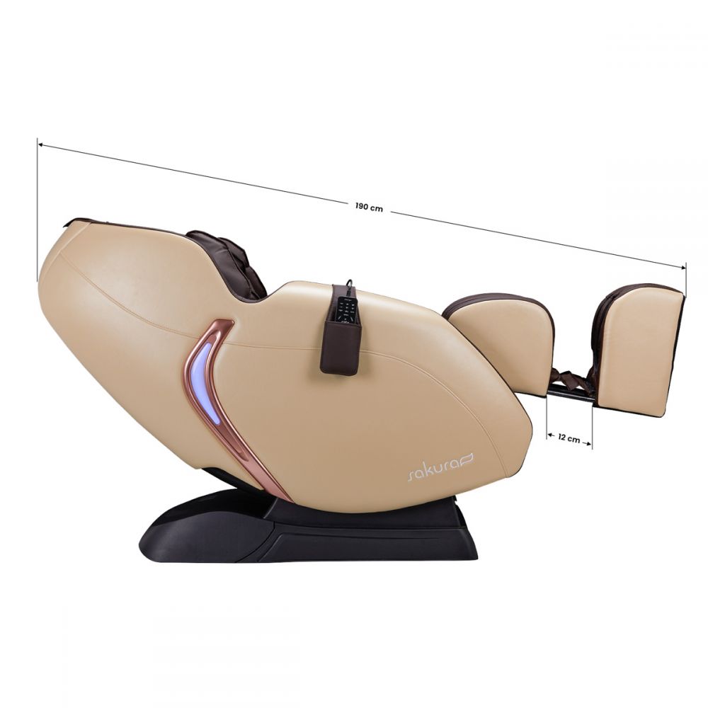 Sakura hierontatuoli Comfort 807, ruskea