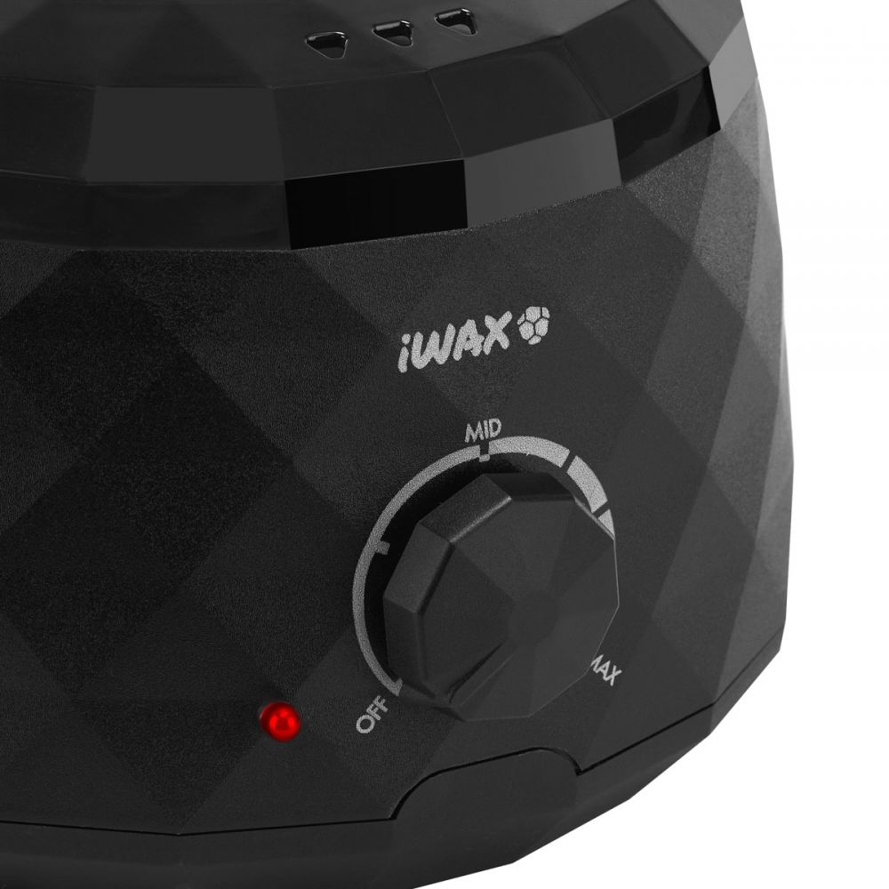 iWax Diamond sokeri-/vahalämmitin 400 ml 100W, musta