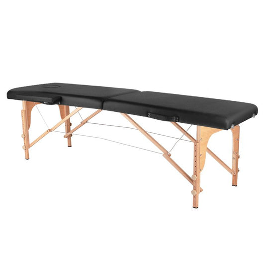 Kannettava hierontapöytä Wood Comfort 2, musta