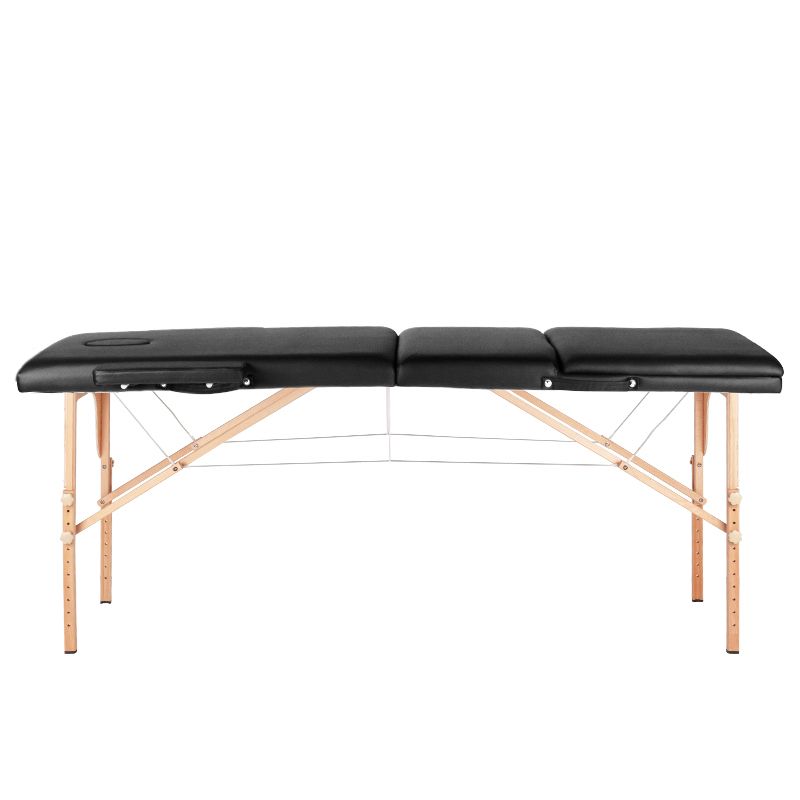 Kannettava hierontapöytä Wood Comfort 3 musta