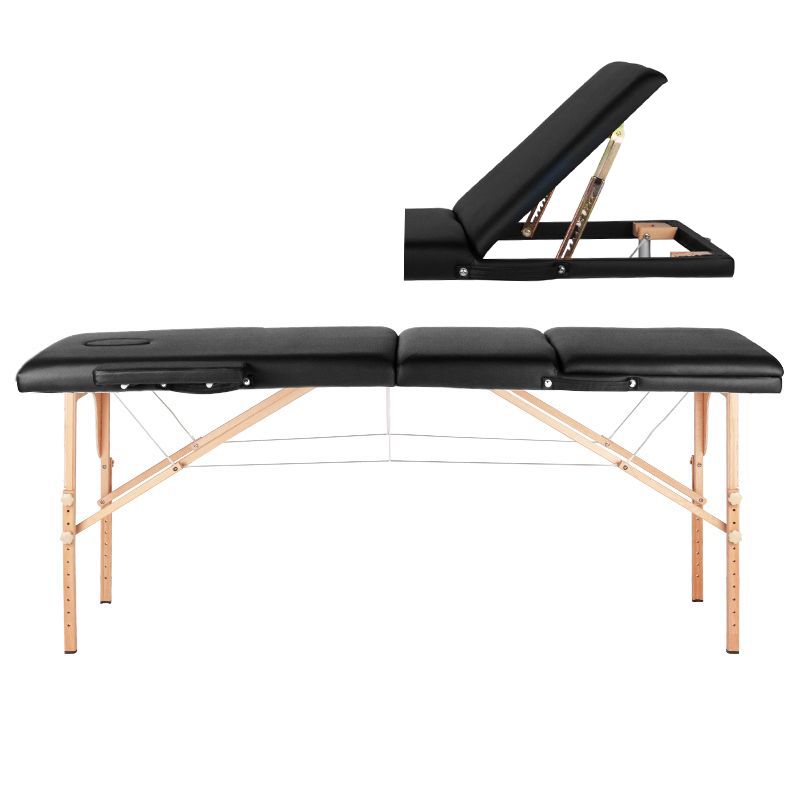 Kannettava hierontapöytä Wood Comfort 3 musta