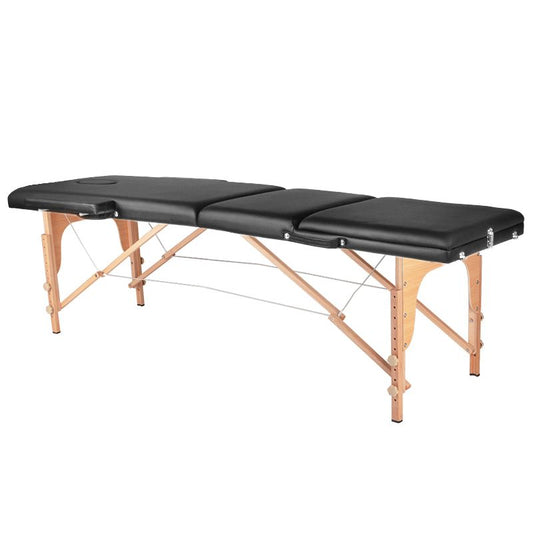 Kannettava hierontapöytä Wood Comfort 3 musta