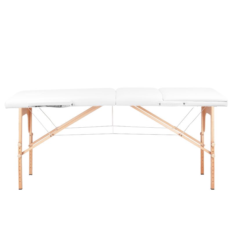 Matkahierontapöytä Wood Comfort 3 valkoinen