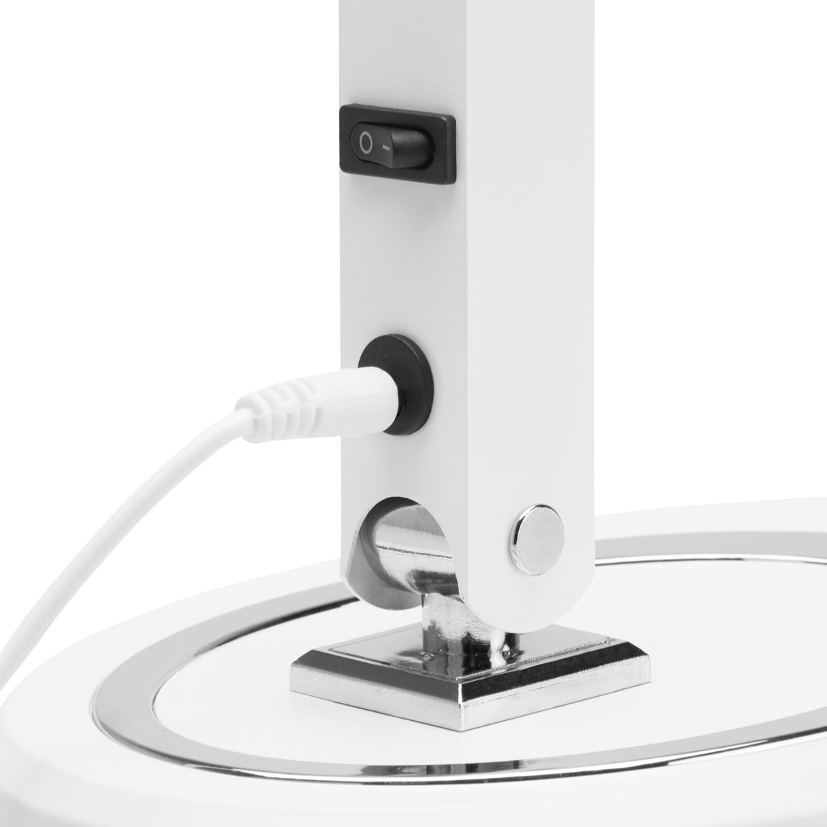 Pöytävalaisin SLIM LED ALL4LIGHT valkoinen