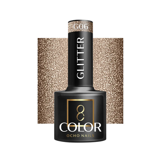 OCHO NAILS Glitter geelilakka G06 -5 g