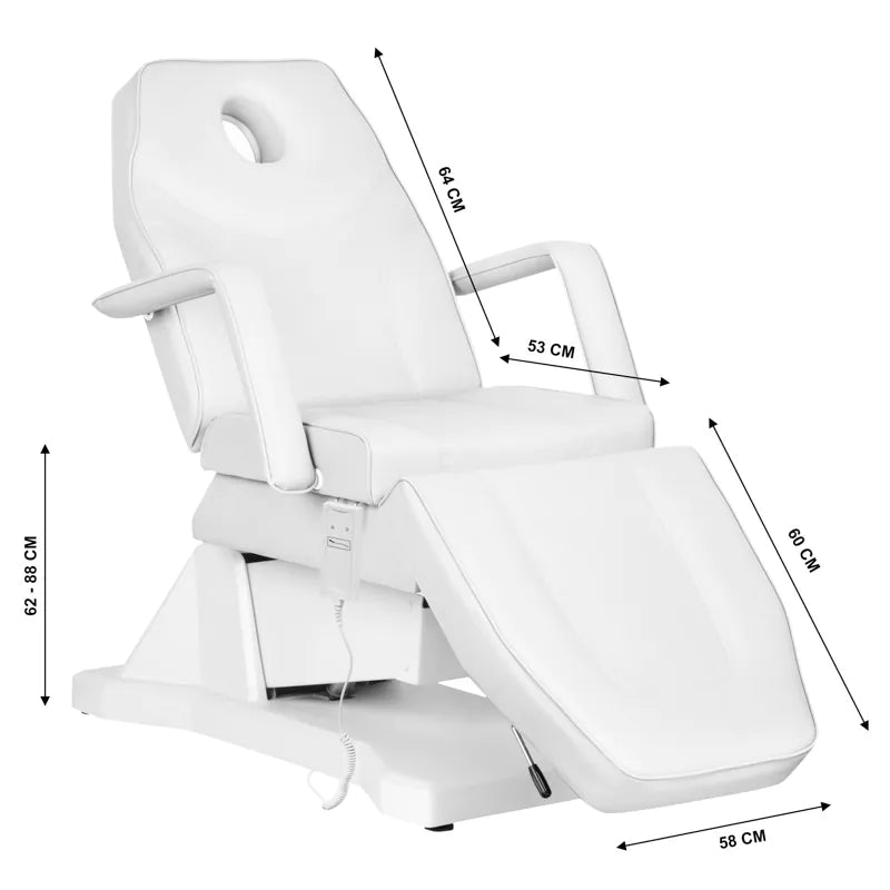 Hoitotuoli Sillon Soft 1 moottori, valkoinen